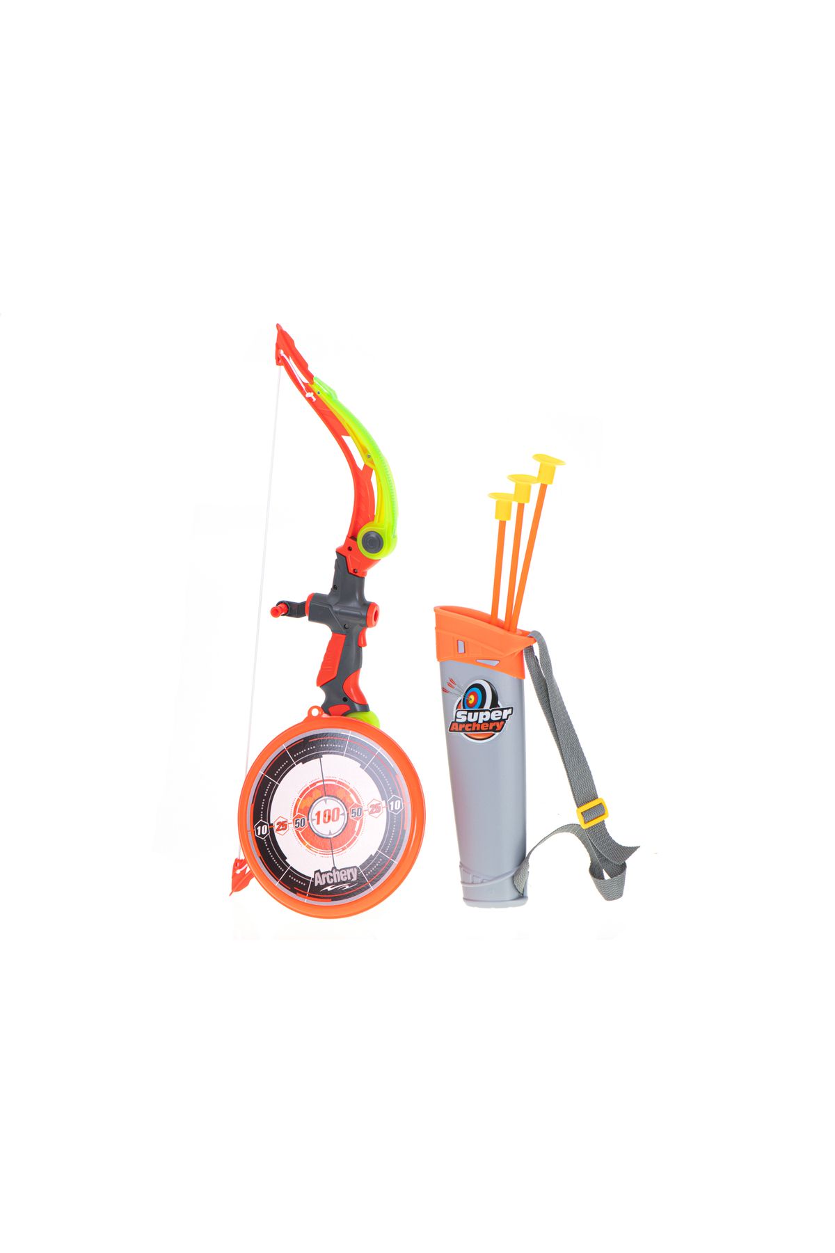 zola Arc Cu Sageti, Pentru Copii Si Kit De Tragere, 3 Sageti Incluse, Multicolor, 60x22x5.5 Cm - One Size