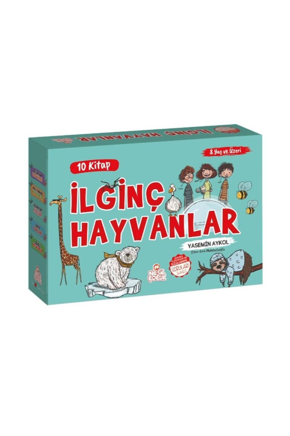 Karma Kitaplar İlginç Hayvanlar(10 Kitap)