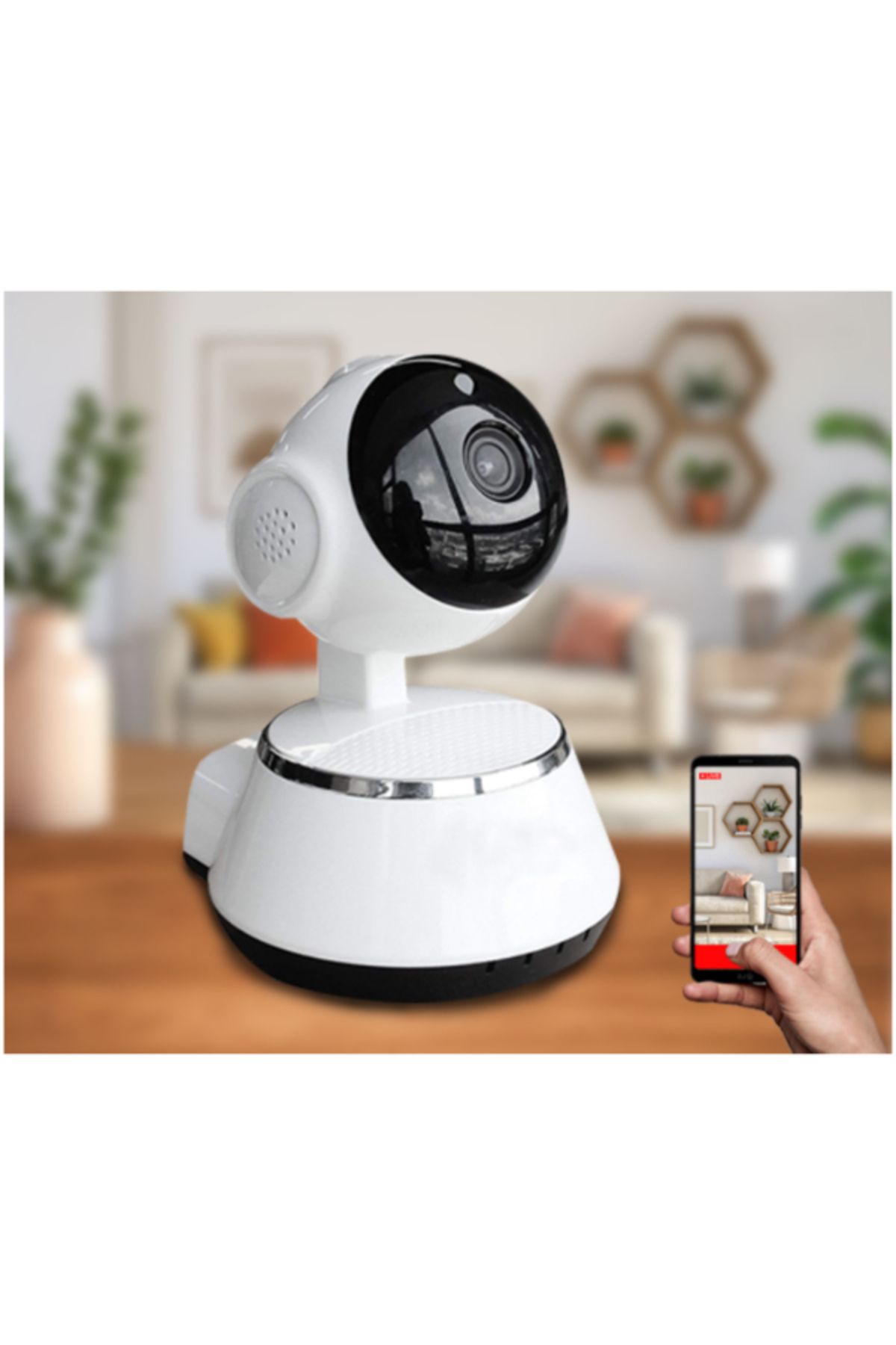 MACON-Wireless Smart IP Security Camera – WiFi Surveillance Cam for Home & Office – White 3