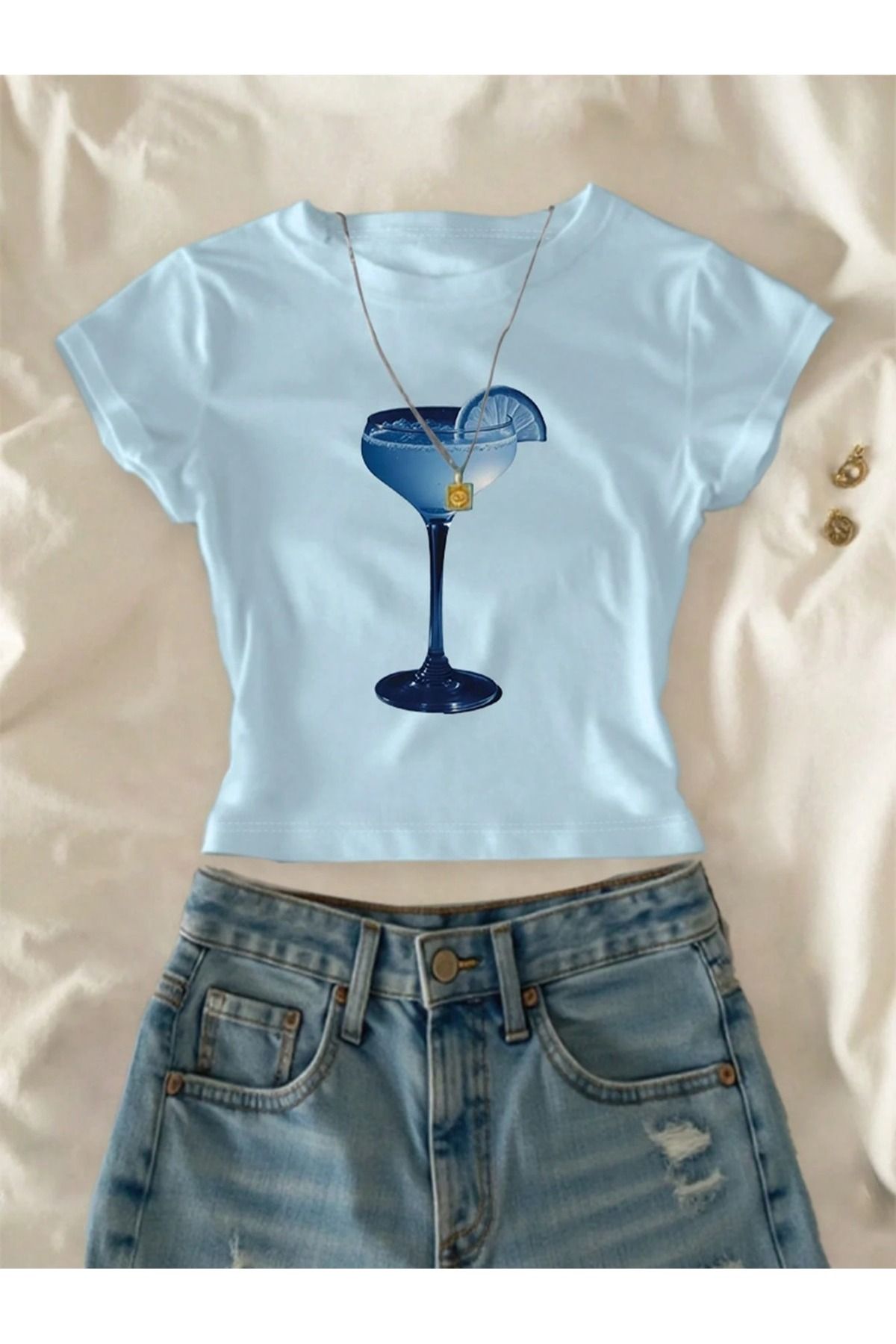 JANSO GROUP - KADIN CROP TSHIRT BASKILI 01