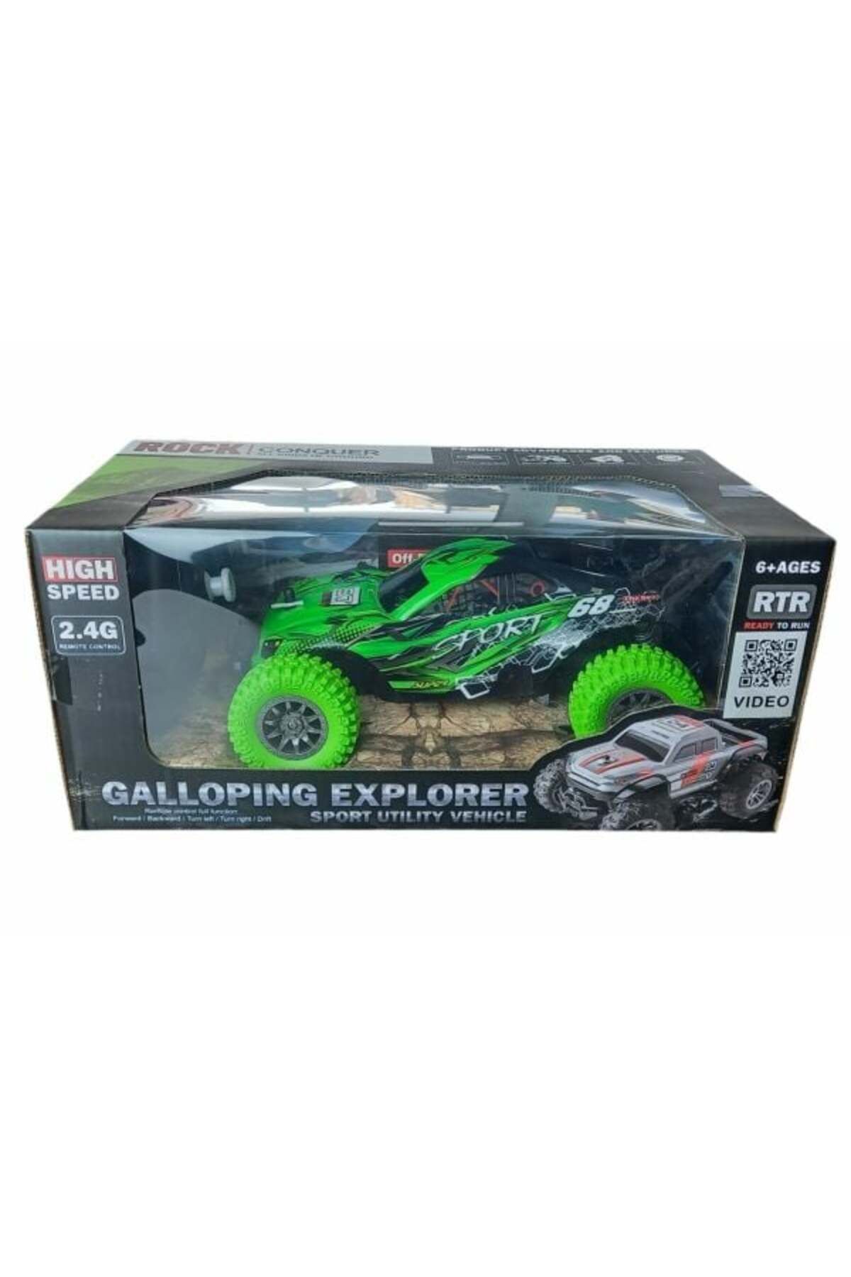 PARİLES Acar 1:18 Işıklı Kumandalı Fast Car 9040-7F ANK