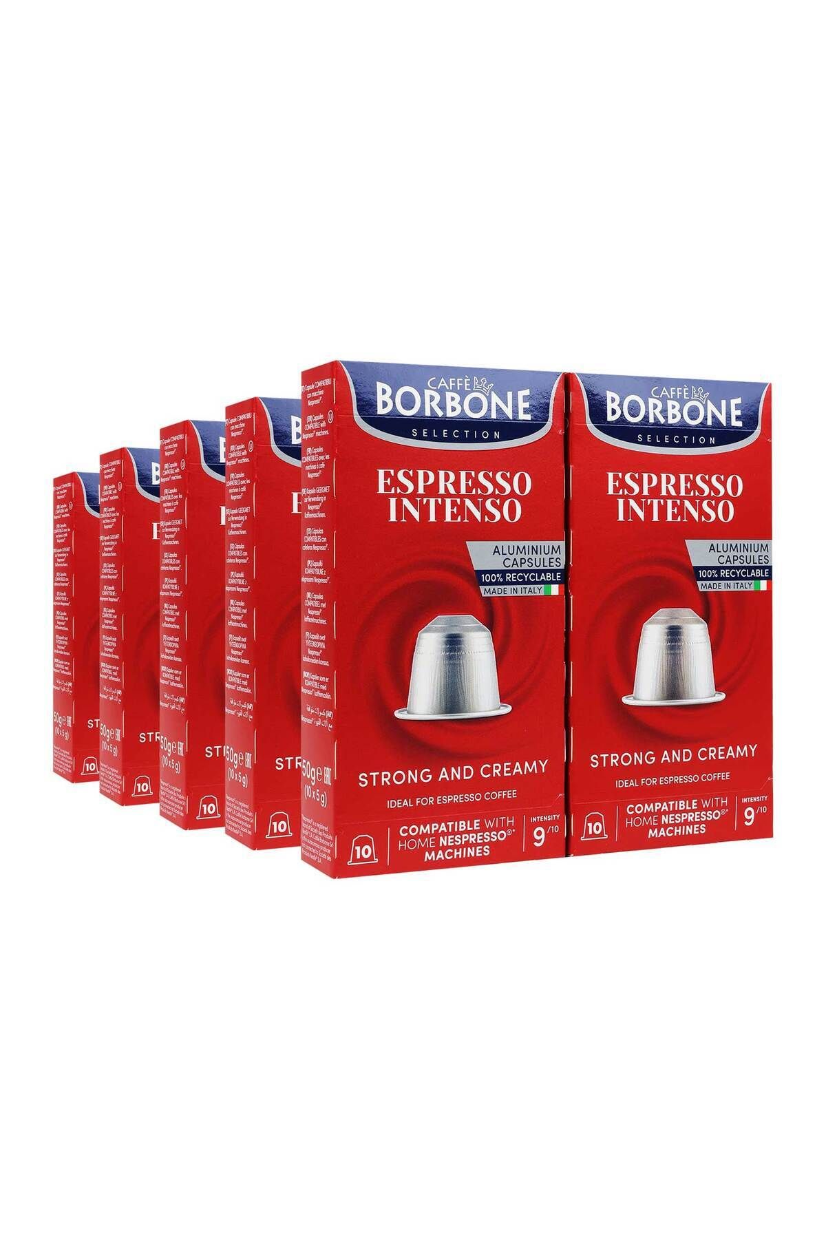 Caffe Borbone İntenso Alüminyum Kapsül Kahve 10x10