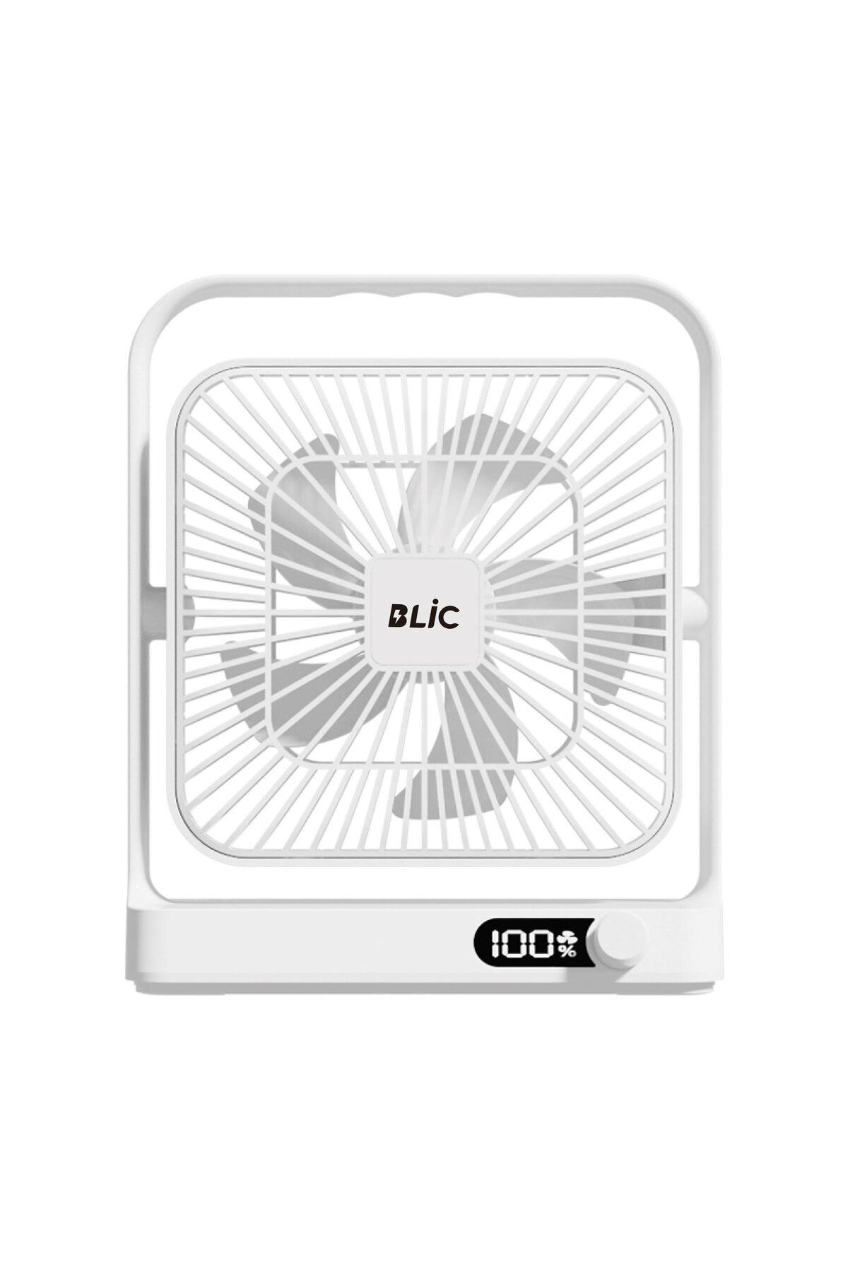 HZL Dijital Göstergeli 2200rpm Masaüstü Fan Vantilatör 5 Modlu Uzun Ömürlü