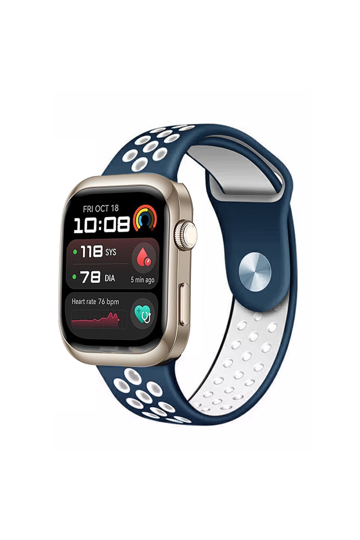 Microcase Huawei Watch D2 için Delikli Silikon Kordon Kayış - KY6558