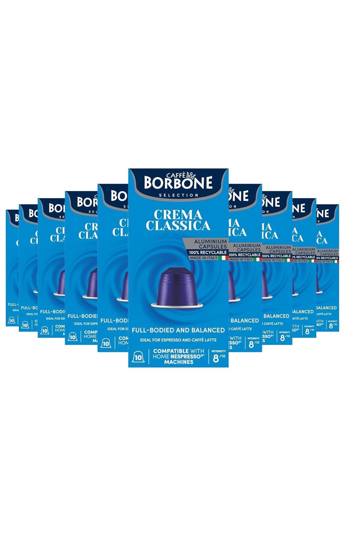 Caffe Borbone Crema Classica Alüminyum Kapsül Kahve 10x10
