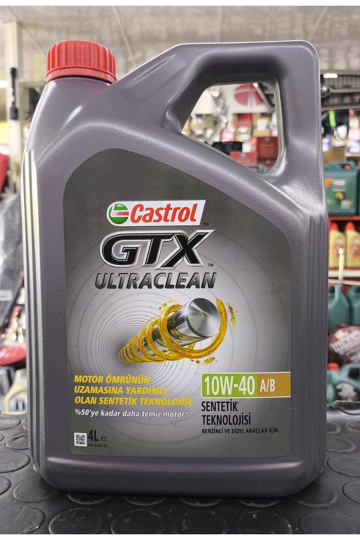 CASTROL 10W40 GTX 4LT MOTOR YAĞI