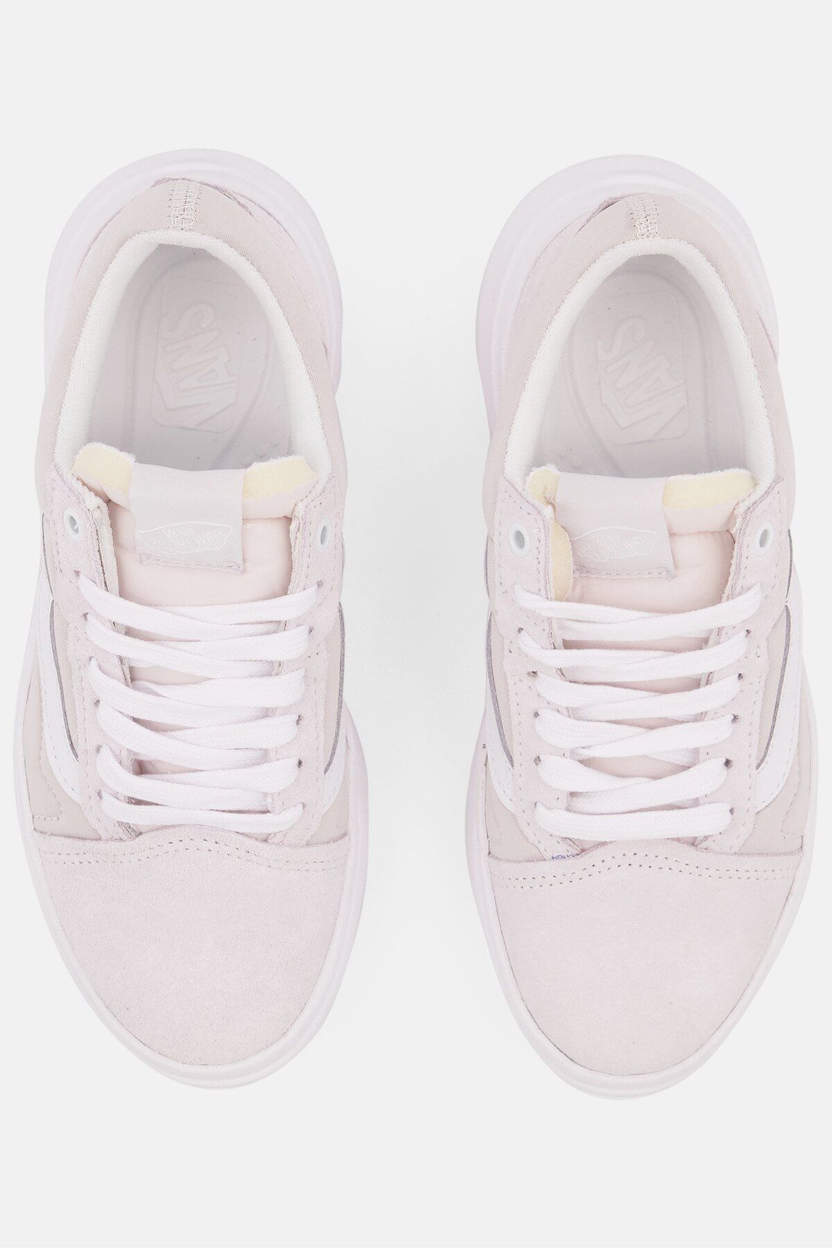 Vans-حذاء كاجوال برباط للرجال، أبيض 4