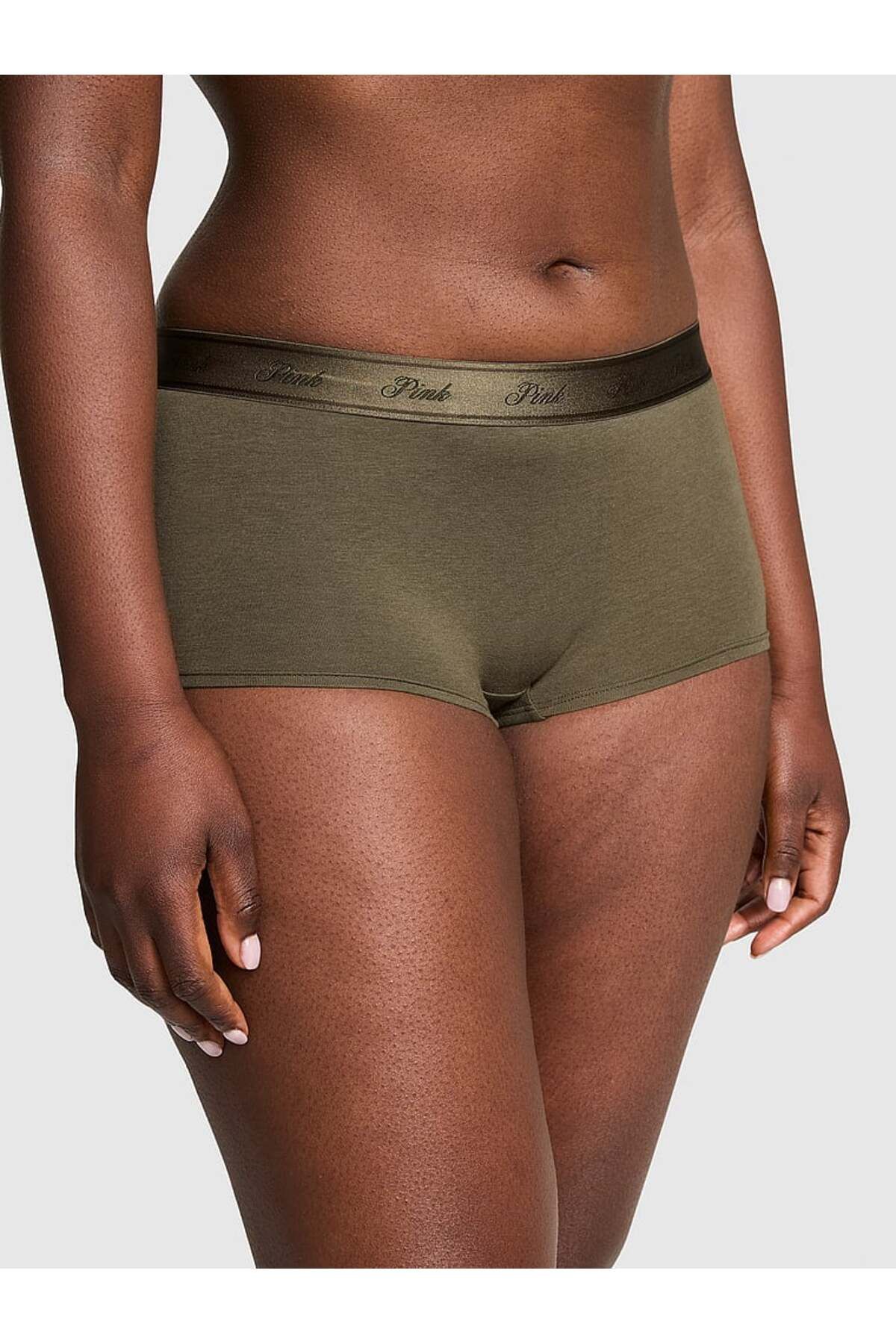 PINK Logolu Pamuklu Boyshort Külot