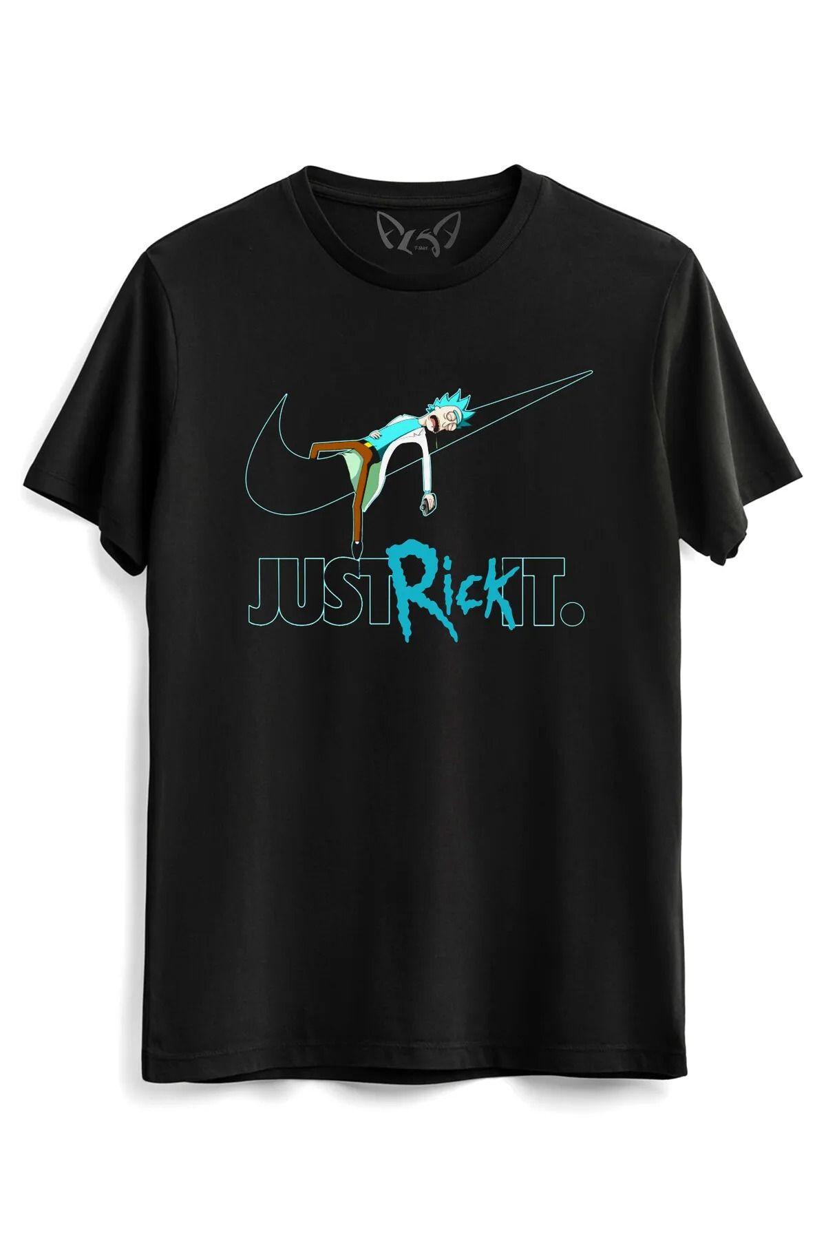 Alfa Tshirt Just Rick It Siyah Tshirt