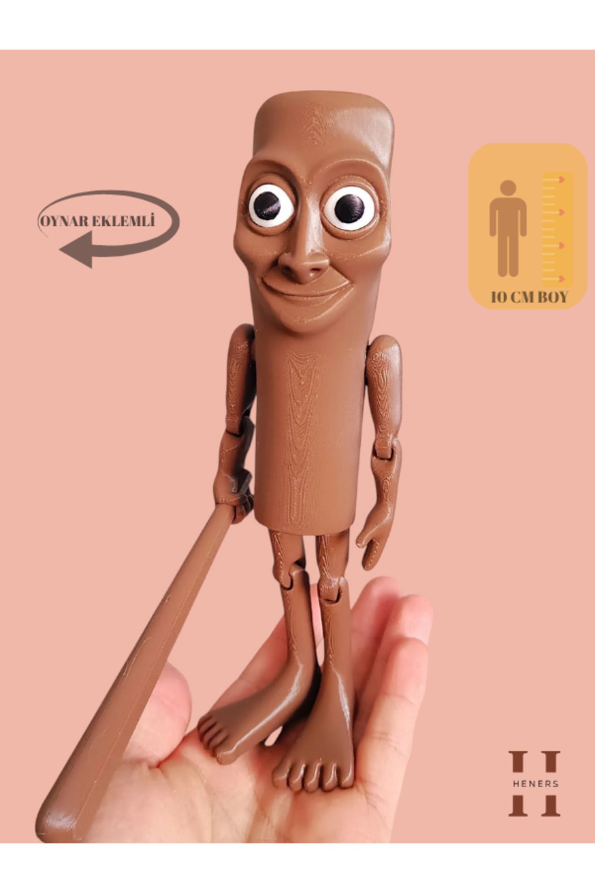 3D Craft Tung Tung Tung Sahur Figür Oyuncak