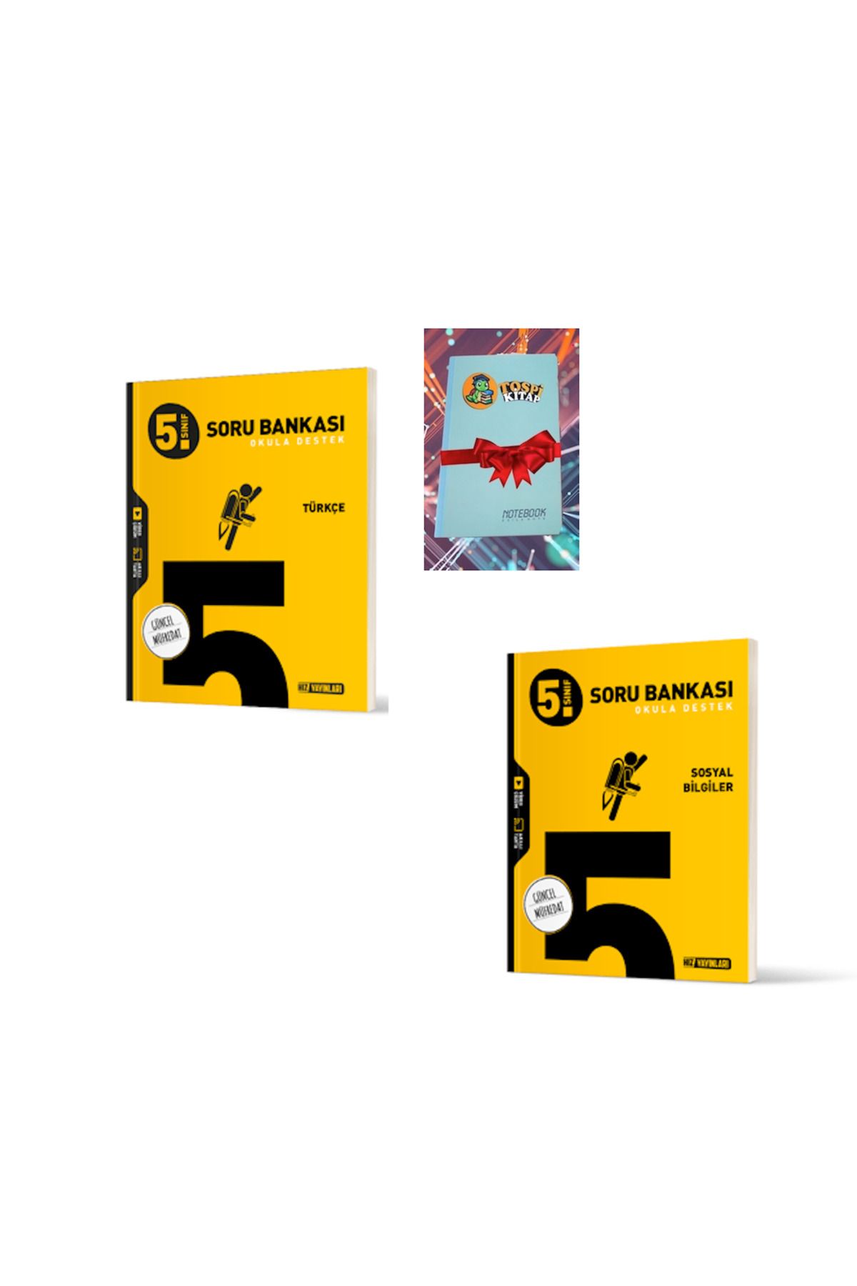 Karma Kitaplar 5. Sınıf TÜRKÇE + SOSYAL BİLGİLER Soru Bankası ( DEFTER HEDİYE)