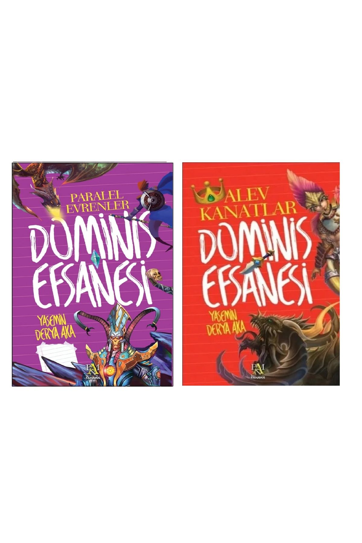 Panama Yayıncılık DOMİNİS EFSANESİ SETİ (PARALEL EVRENLER + ALEV KANATLAR) DERYA YASEMİNDERYA AKA