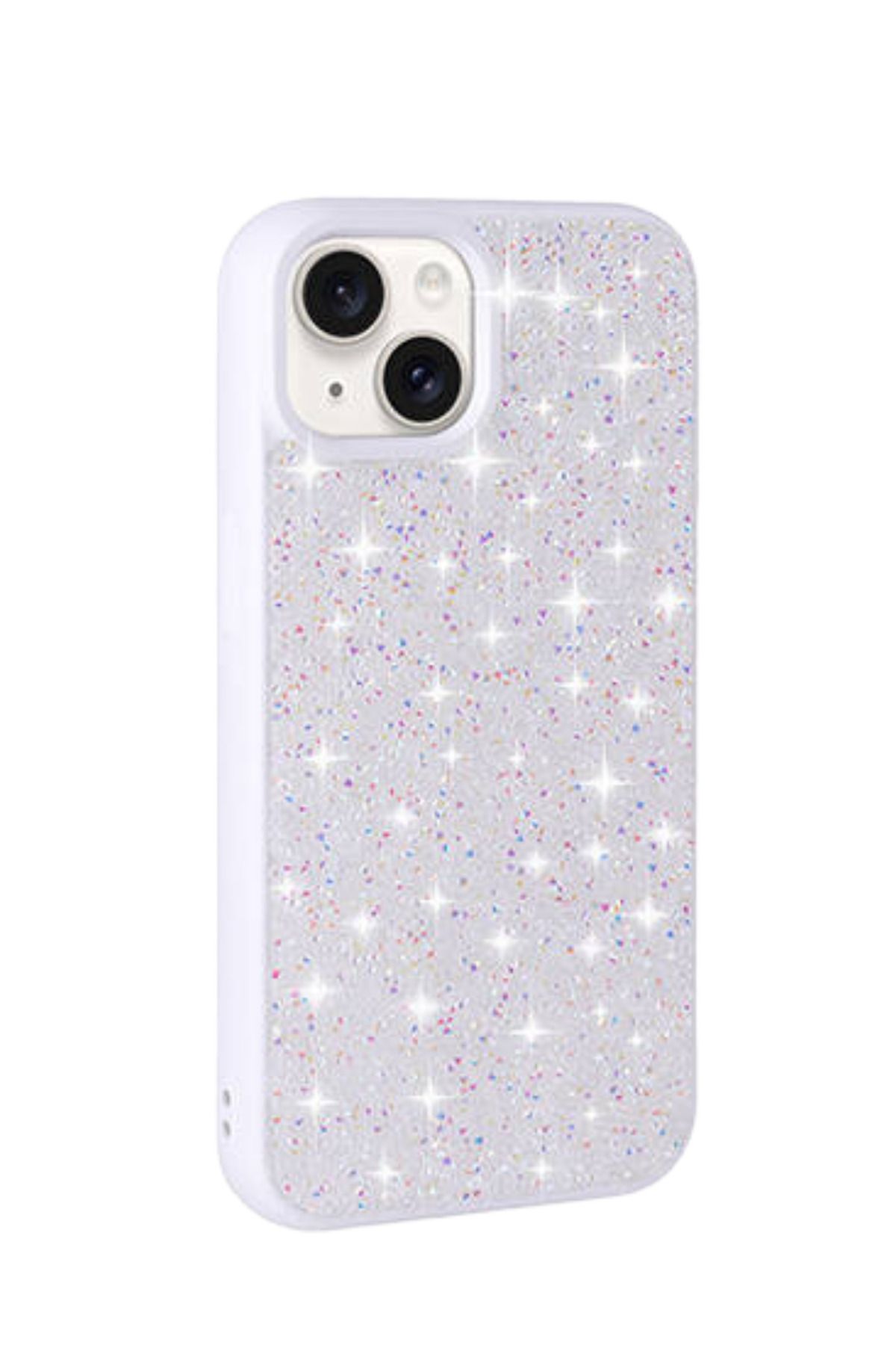 BCASE İphone 15 Taşlı Kılıf Parlak Elmas Tasarım Lüx Silikon
