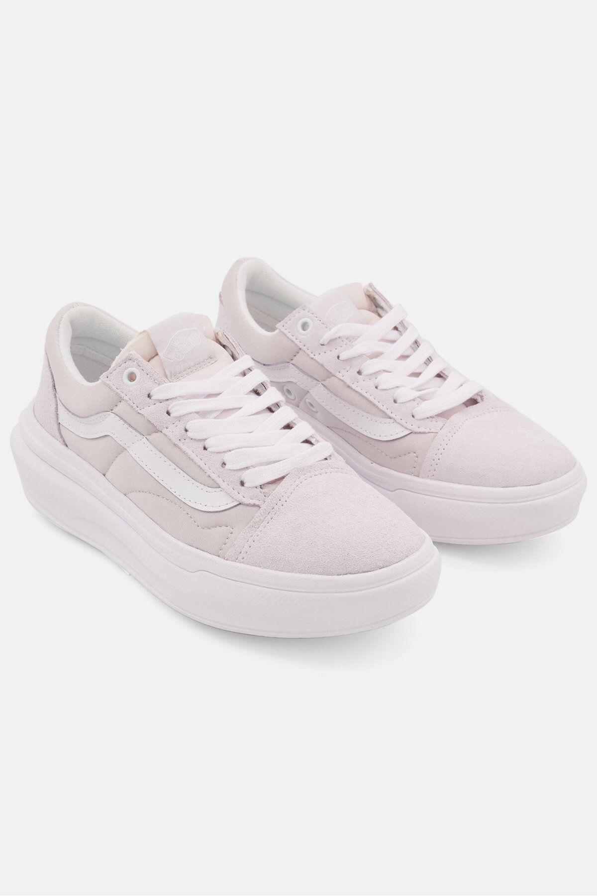 Vans-حذاء كاجوال برباط للرجال، أبيض 1