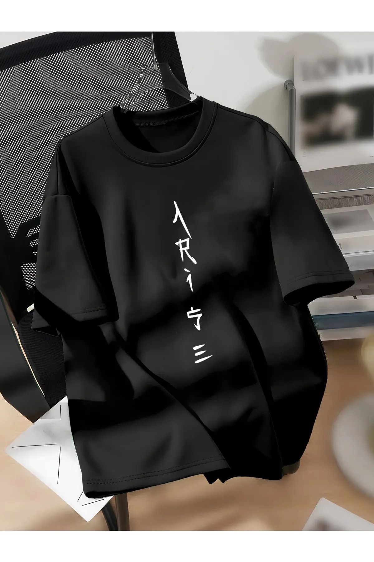 AEMİ Unisex Baskılı %100 Pamuk Oversize T-Shirt
