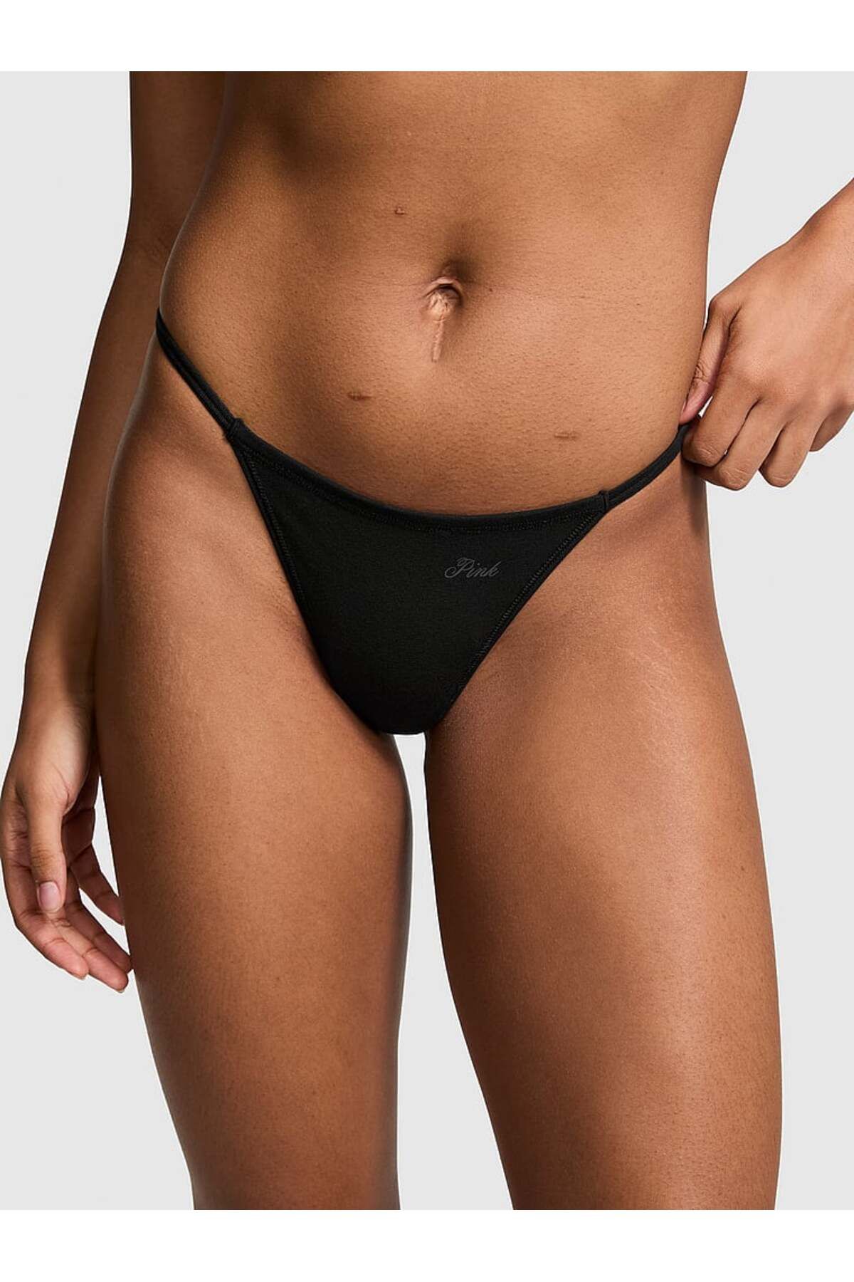 PINK Pamuklu V-String Külot