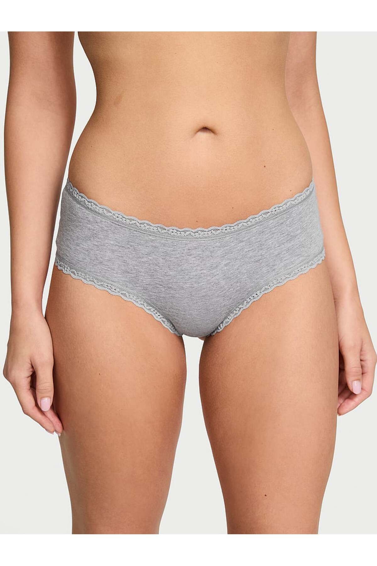 Victoria's Secret Beli Dantelli Pamuklu Cheeky Külot