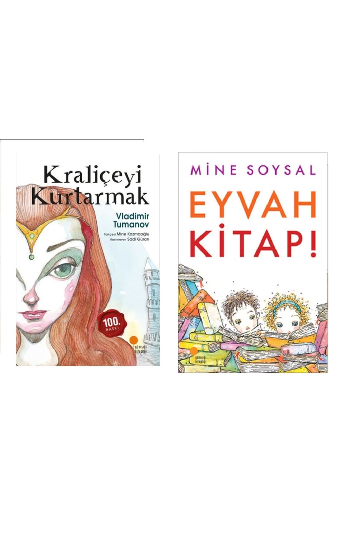 Günışığı Kitaplığı Kraliçeyi Kurtarmak & Eyvah Kitap ( 2 Li Set )