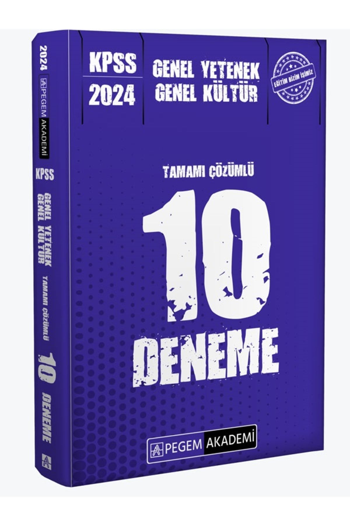 Pegem Akademi Yayıncılık 2024 KPSS Genel Yetenek Genel Kültür Tamamı Çözümlü 10 Deneme Pegem