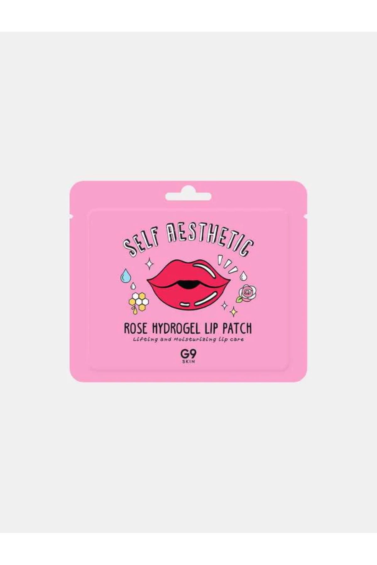G9 SKIN Self Aesthetic Rose Hydrogel Lip Patch 3g (Gül Özlü Hidrojel Dudak Maskesi)