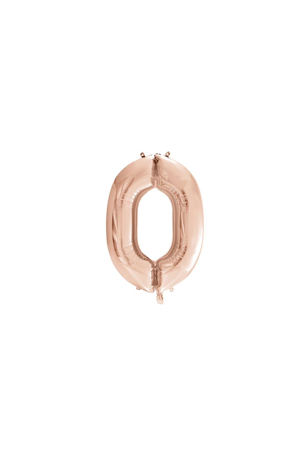 TATLI GÜNLER 34" FOLYO BALON RAKAM 0 ROSE GOLD