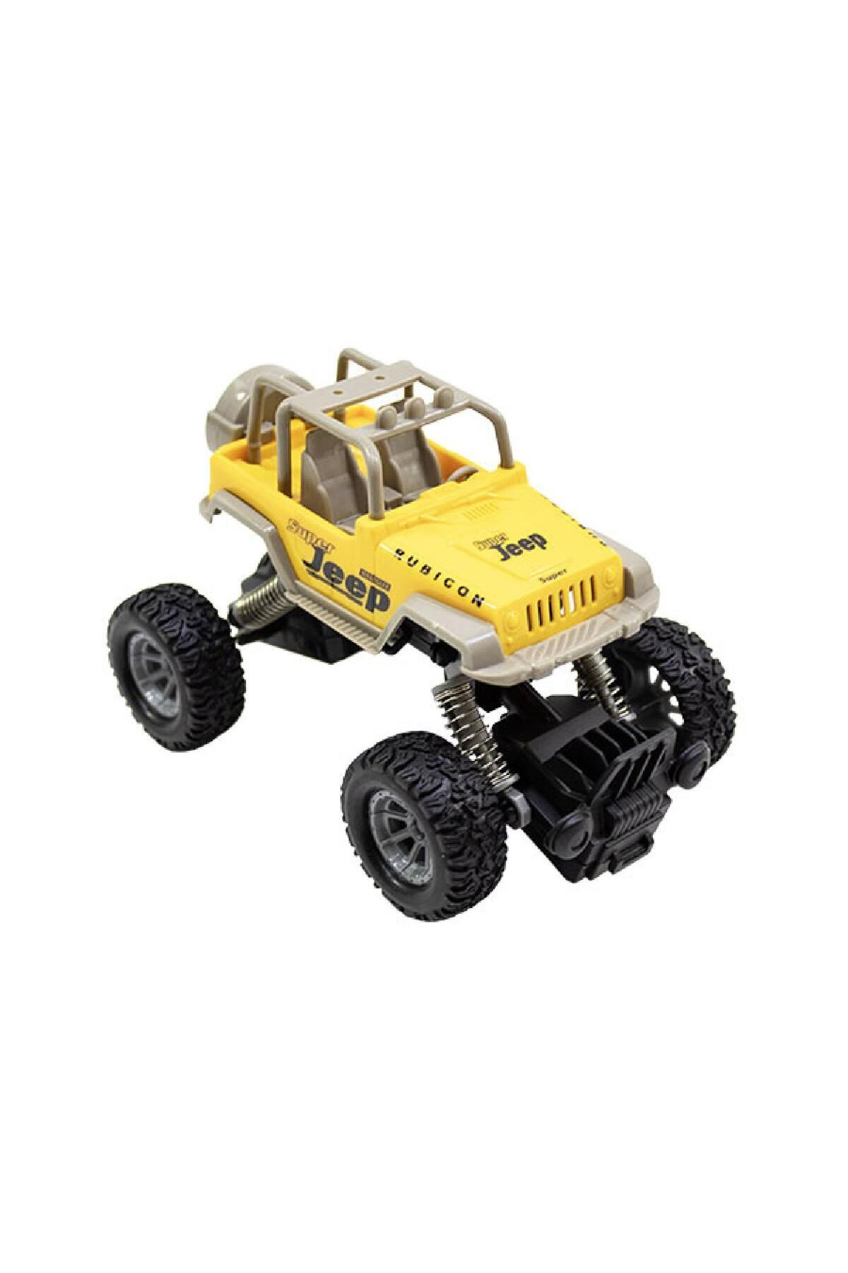 toysclub 989F DISPLAYDE SÜSPANSİYONLU ÇEK BIRAK JEEP ARABA