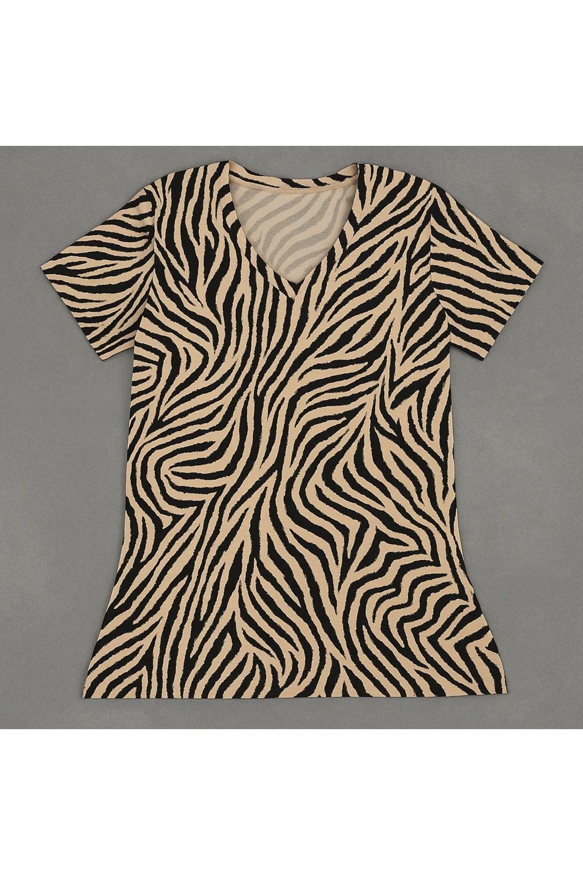 MODA NUR Desenli T-shirt