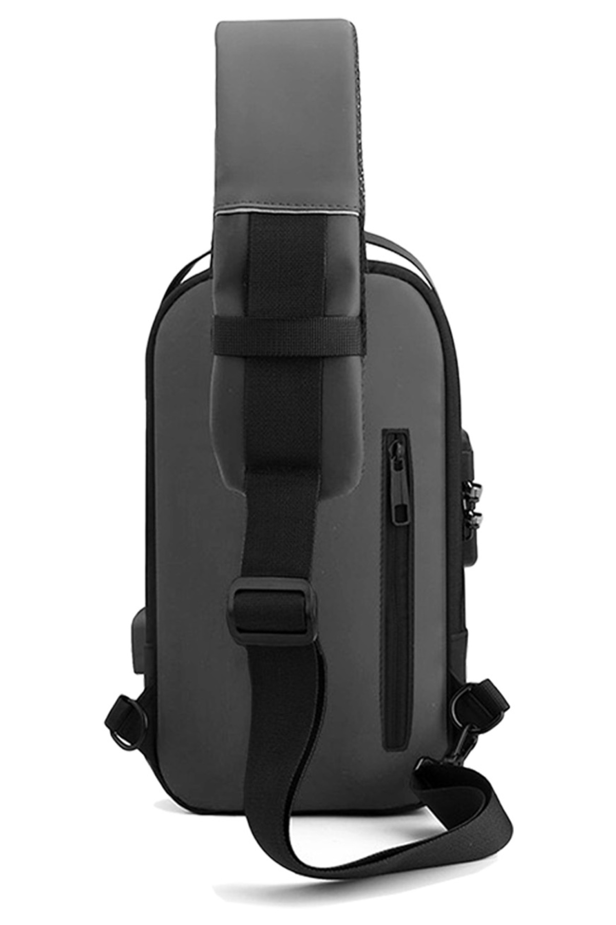 Bellance BLG-50SL Su Geçirmez Şifre Kilidi USB Omuz Göğüs Çantası görsel 3