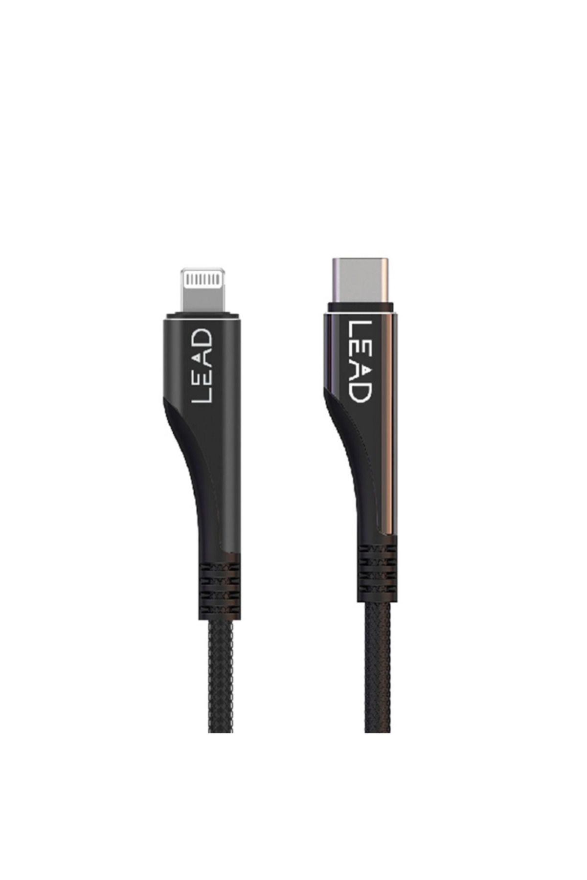 Lead Honor-Lead Leopard SS Type C - Lightning Cable 1.2m - 3.0A - Black 1