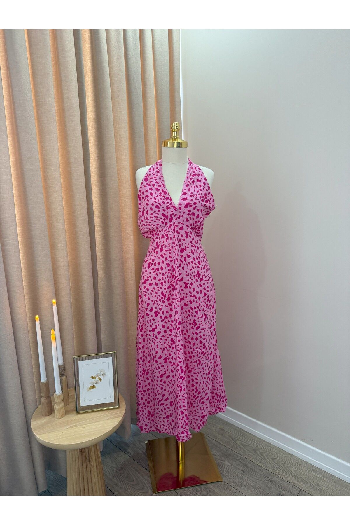 AF Frezya Boutique Boyundan Bağlamalı Elbise