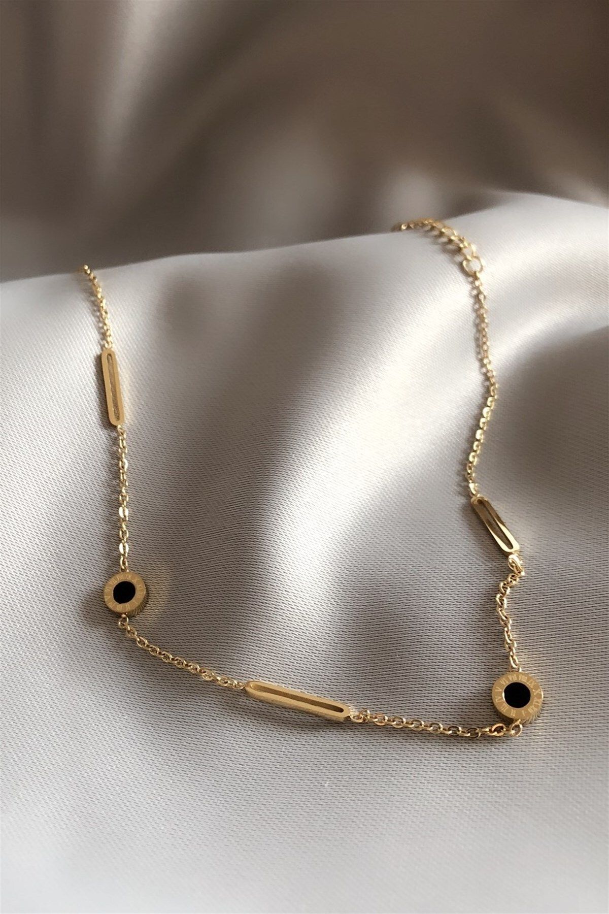 Vitastyle GOLD SİYAH DETAYLI HALHAL