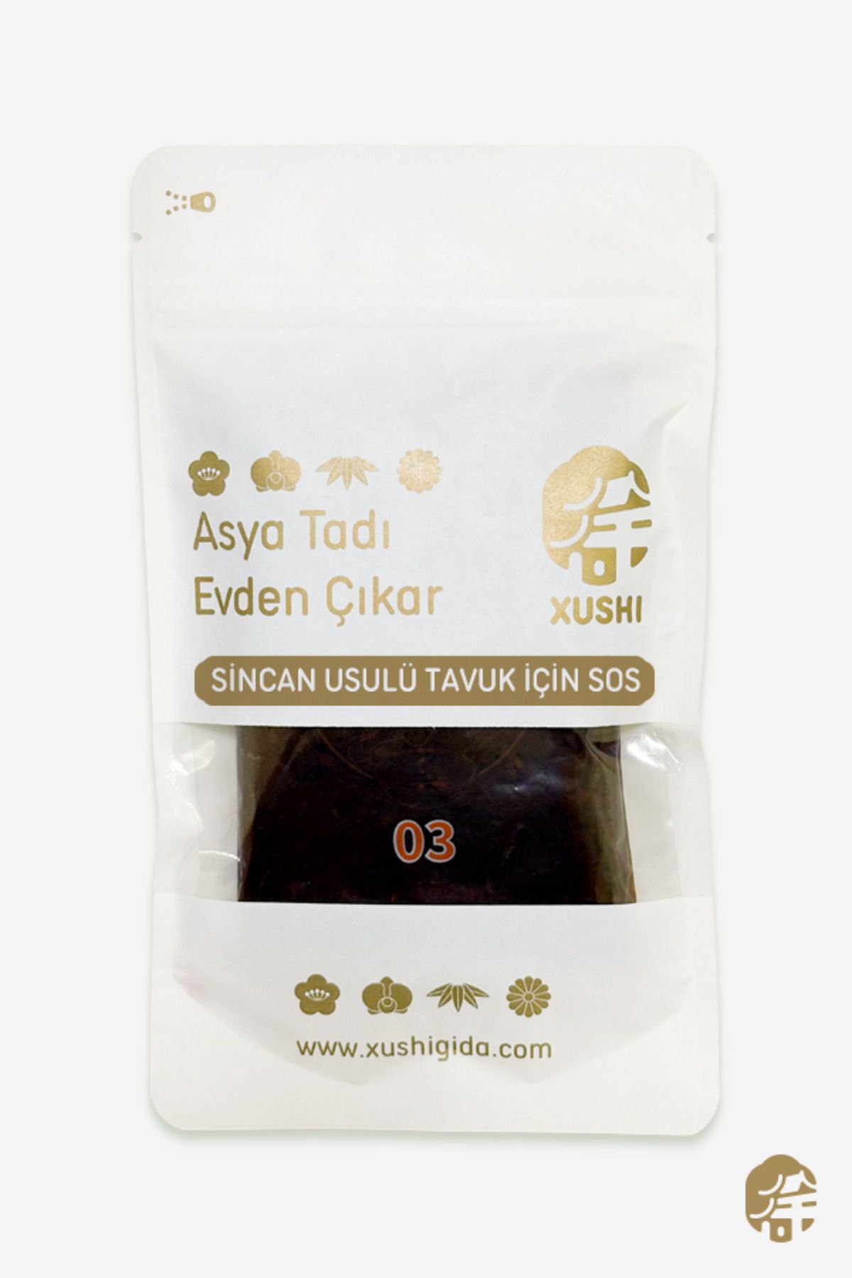 XUSHI GIDA Sincan Usulü Tavuk Için Çesnili Sos (SEASONING FOR XINJIANG STYLE CHICKEN) - 180g