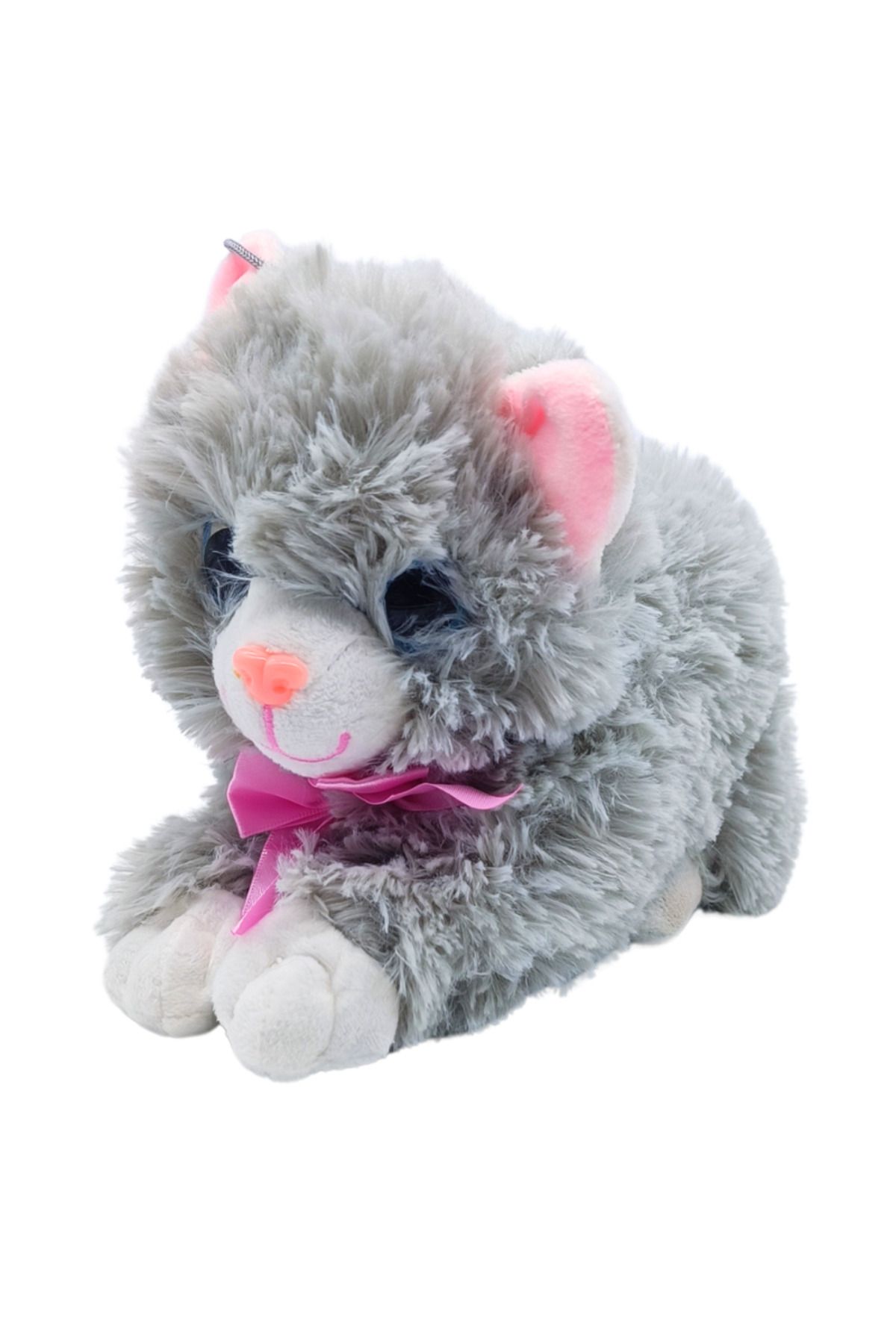 SOFT Toy Iri Gözlü Ses Çıkaran Peluş Kedi PL626962