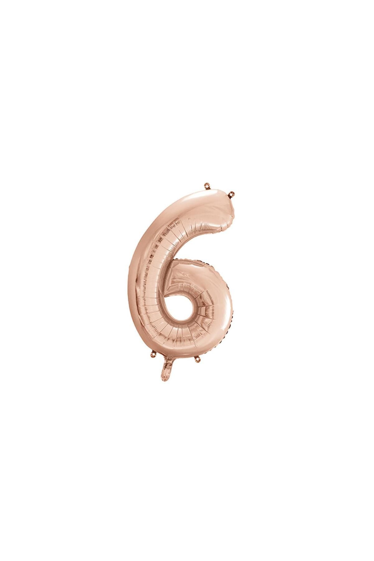 TATLI GÜNLER 34" FOLYO BALON RAKAM 6 ROSE GOLD