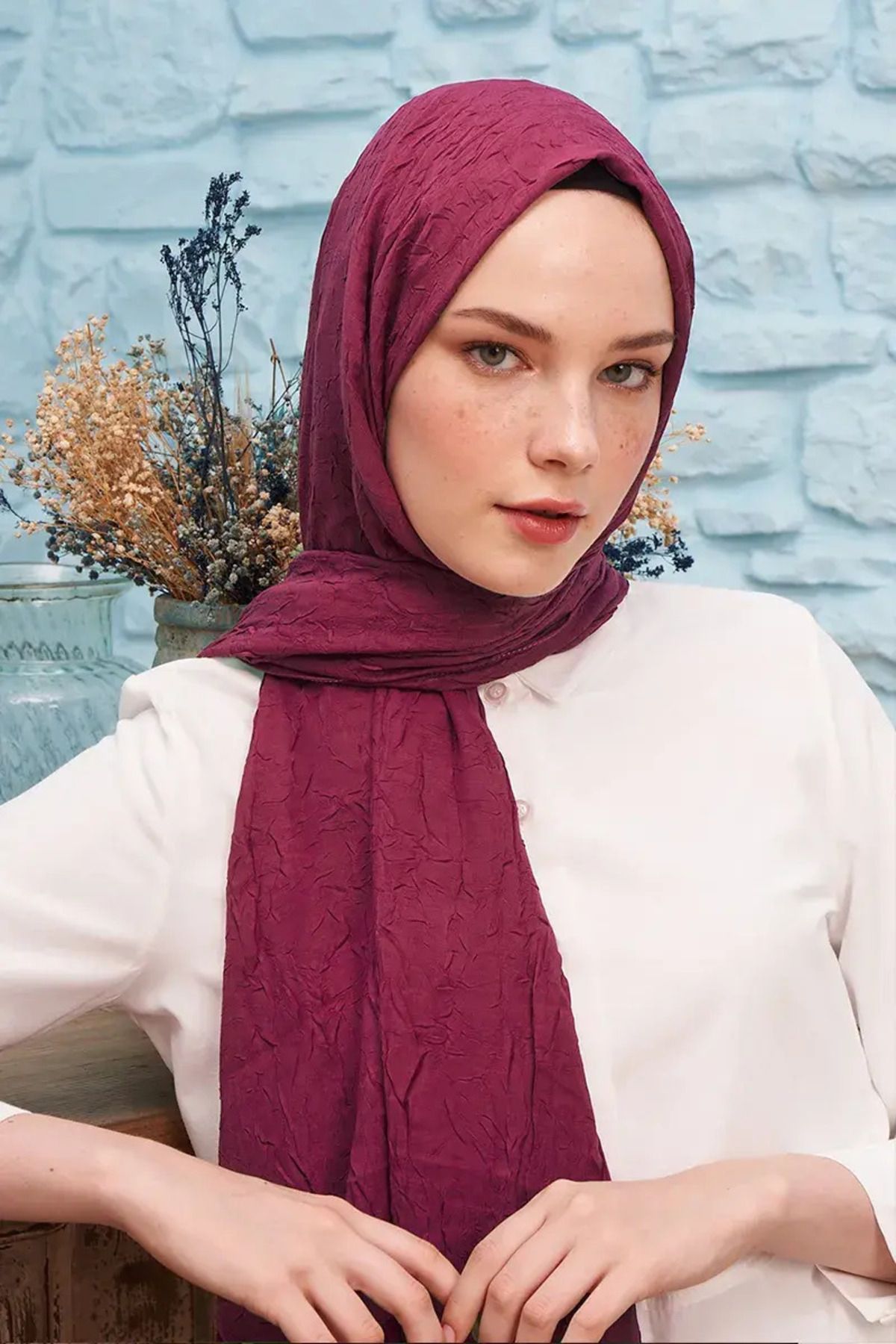 Perla Scarf & More Bambu Kraş Şal