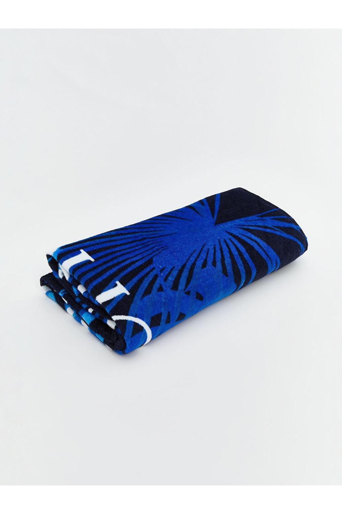 ال سی وایکیکی لوازم جانبی LCW حوله ساحلی مردانه نخی طرح‌دار 70x150 سانتی‌متر (S5)