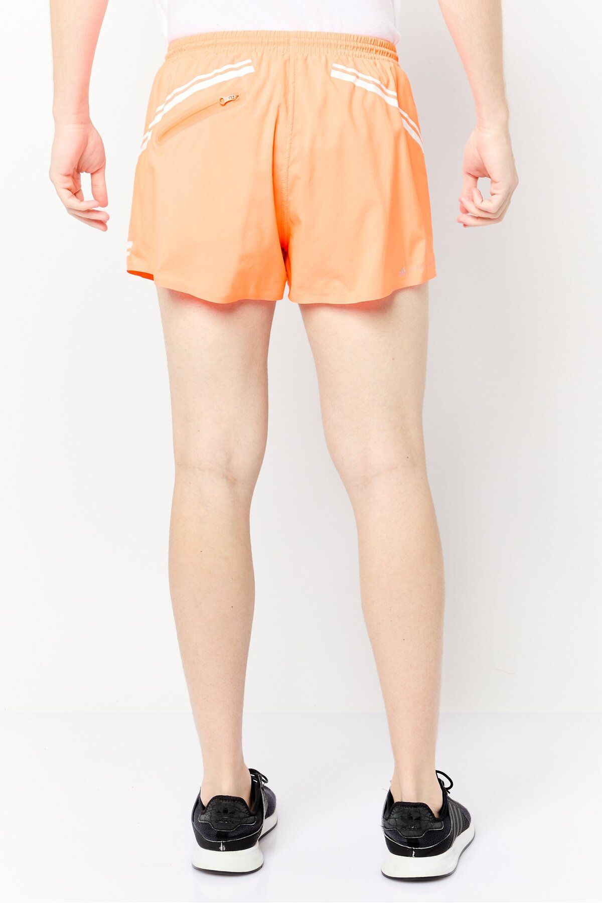 adidas-Men Sportswear Fit Brand Logo Training Shorts, Orange 4