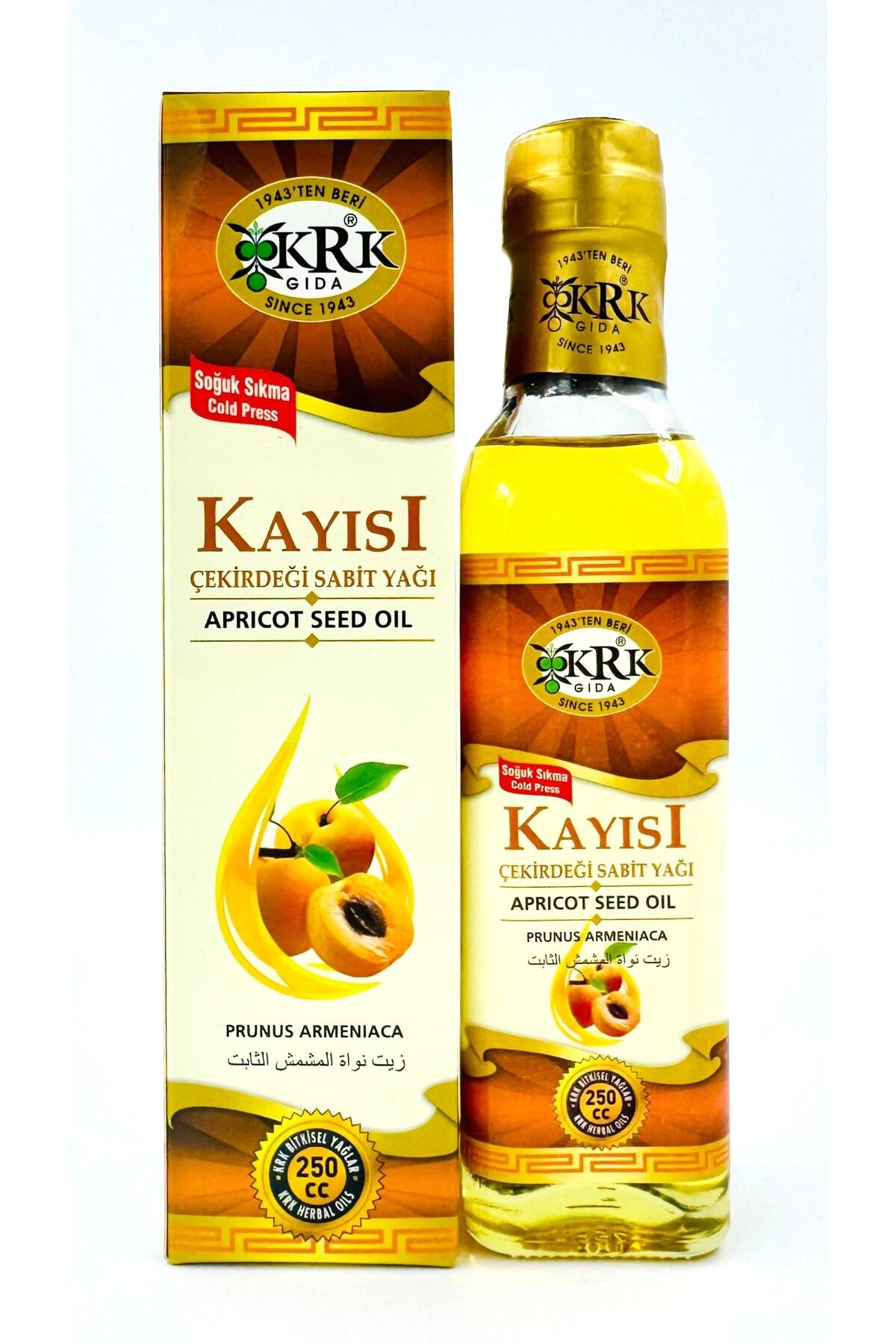Krk Gıda Kayisi Çeki̇rdeği̇ Yaği 250cc Krk Gida