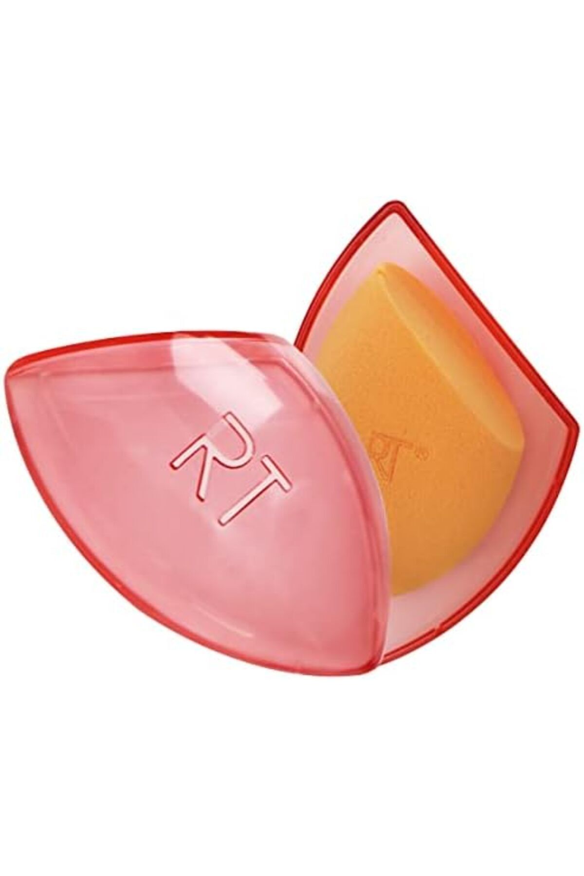 Real Techniques-3in1 Multifunctional Miracle Complexion Sponge With Travel Sponge Case, Orange 2