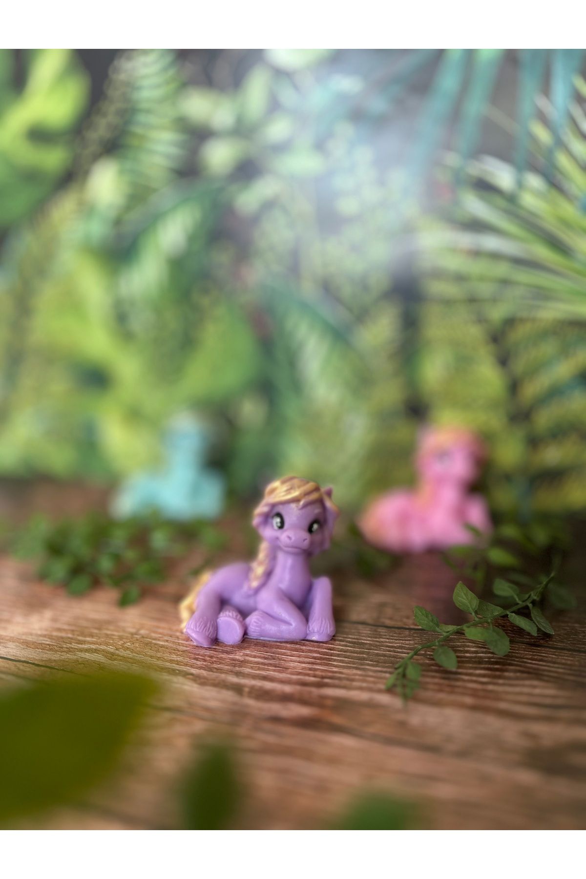Şirin Sabun Renkli Mor At El Yapımı Kokulu Sabun Handmade Unicorn