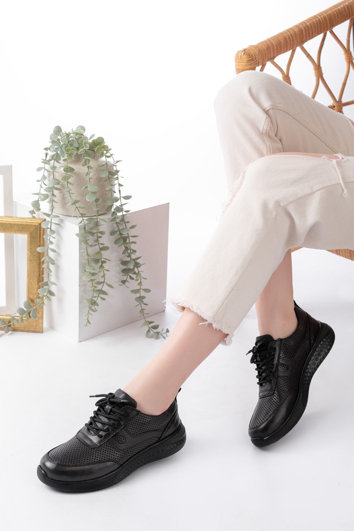 Dericalle shoes Hakiki Deri Kadın Spor ayakkabı