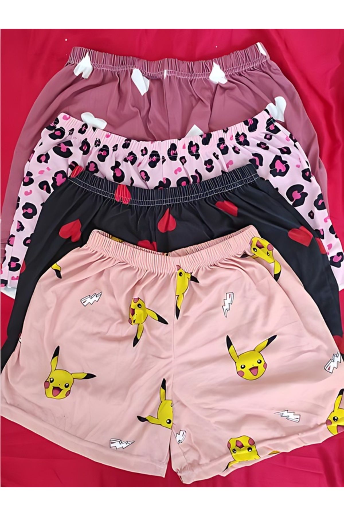PEMBİŞ HOMEWEAR 4 LÜ ŞORT Kod Fj1