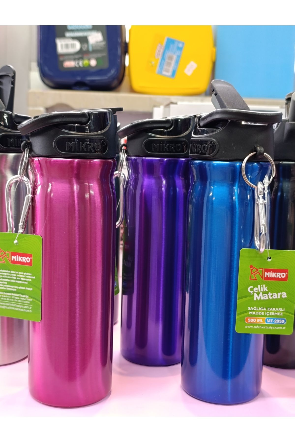 shop Paslanmaz çelik suluk, matara 500 ml pipetli