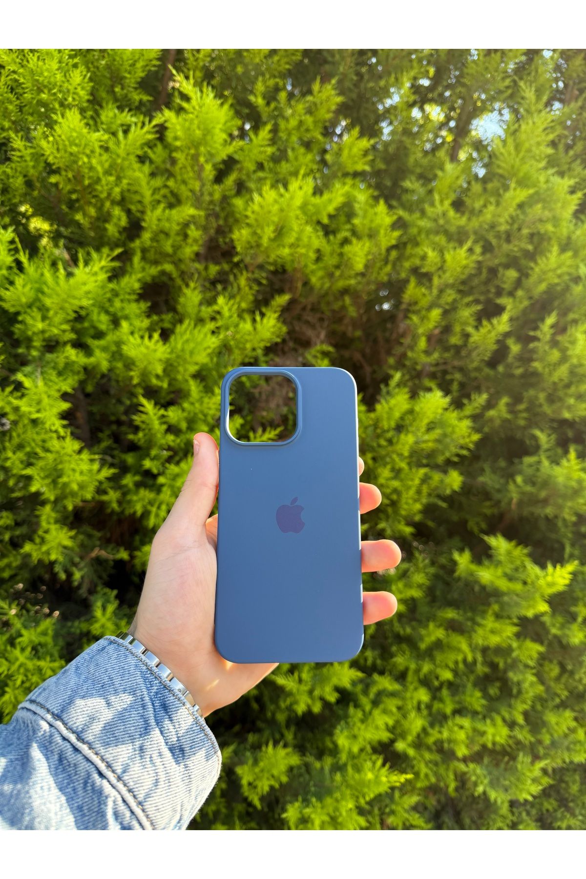 Thelioncase Apple iPhone 15 Pro Max Lansman Uyumlu İçi Kadife Silikon Kılıf