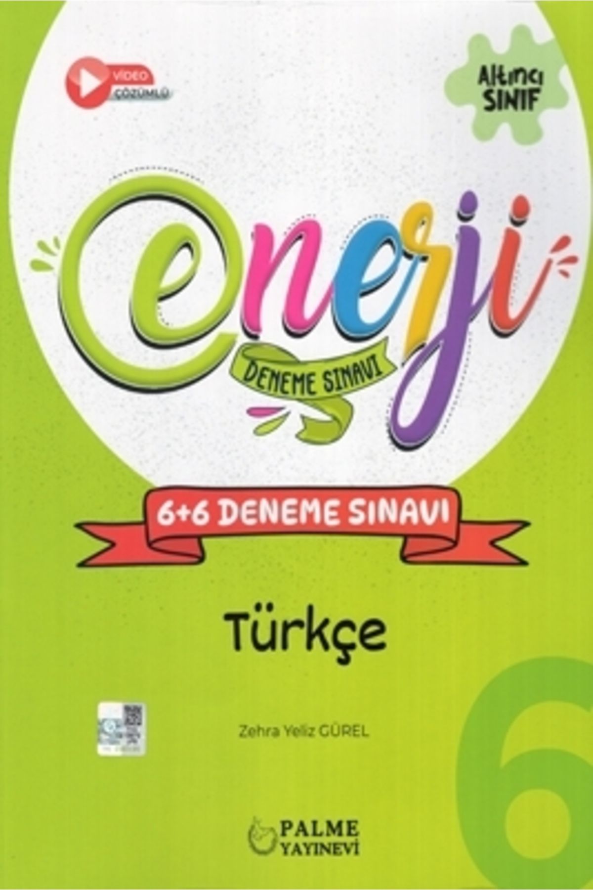 Palme Yayınevi PALME 6.SINIF ENERJİ TÜRKÇE 6+6 DENEME SINAVI