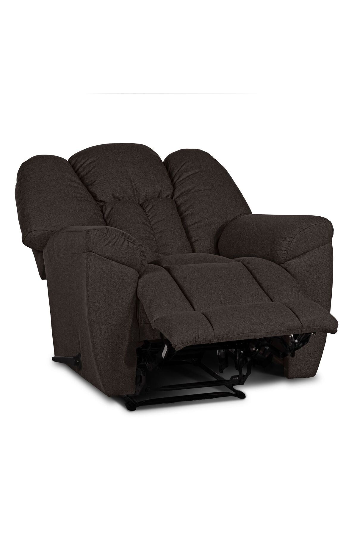 Lazy Vibes-Modern 3-position Canvas Recliner Chair in Luxurious Linen Fabric 5