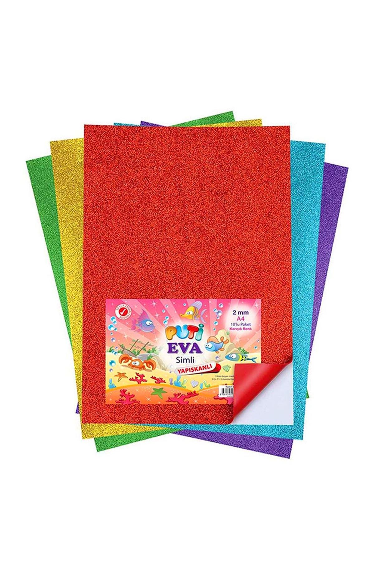 Art Tone Puti EVA A4 SİMLİ YAPIŞKANLI 10 RENK PAKET