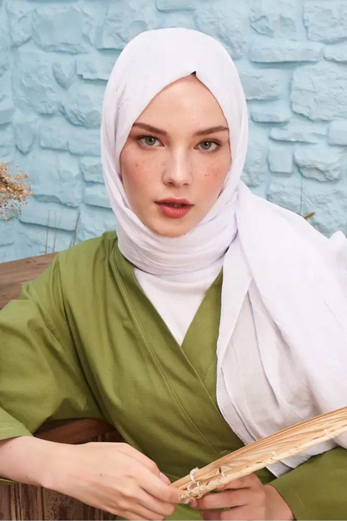 Perla Scarf & More Bambu Kraş Şal