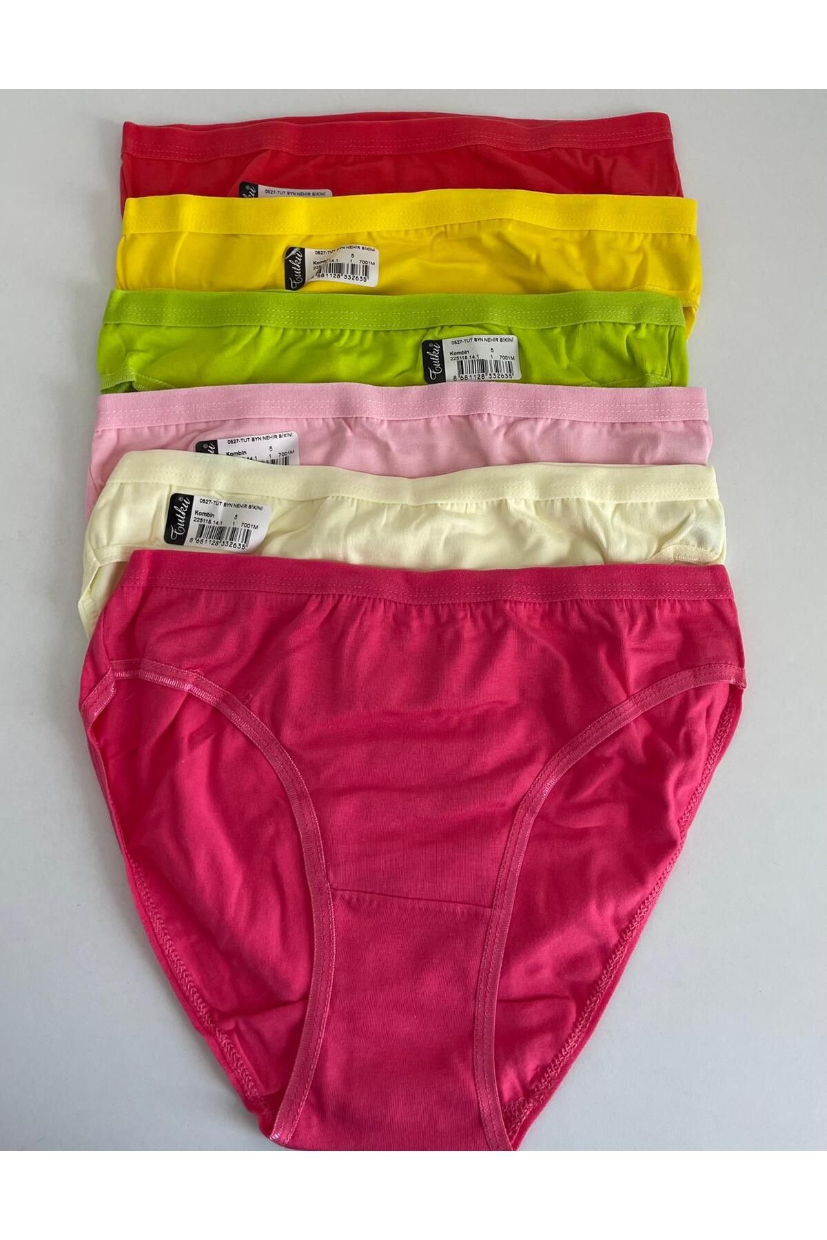 H&S STORE tutku bikini (kilot) 6 lı çok renkli şık rahat ve kaliteli