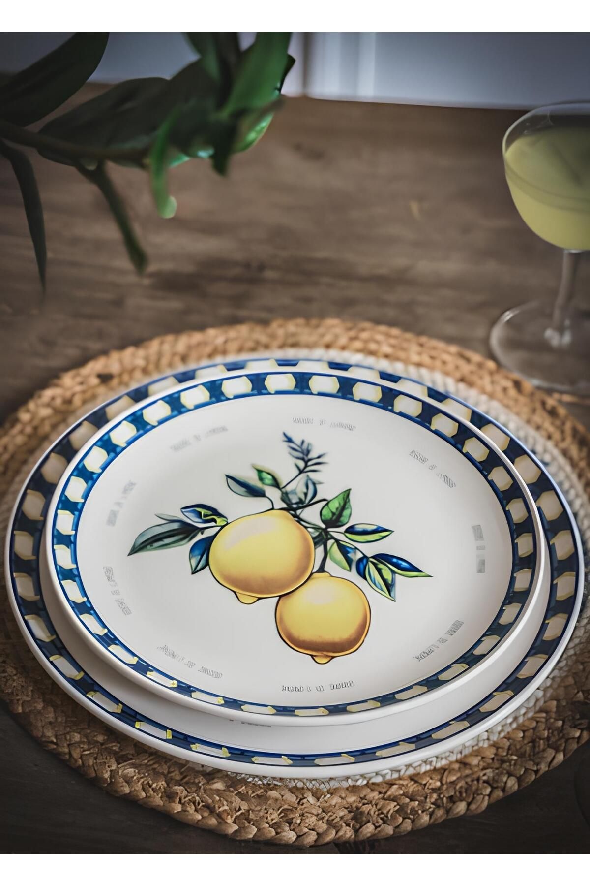 The Mia Odore Di Limone Altılı Servis Tabağı odl04